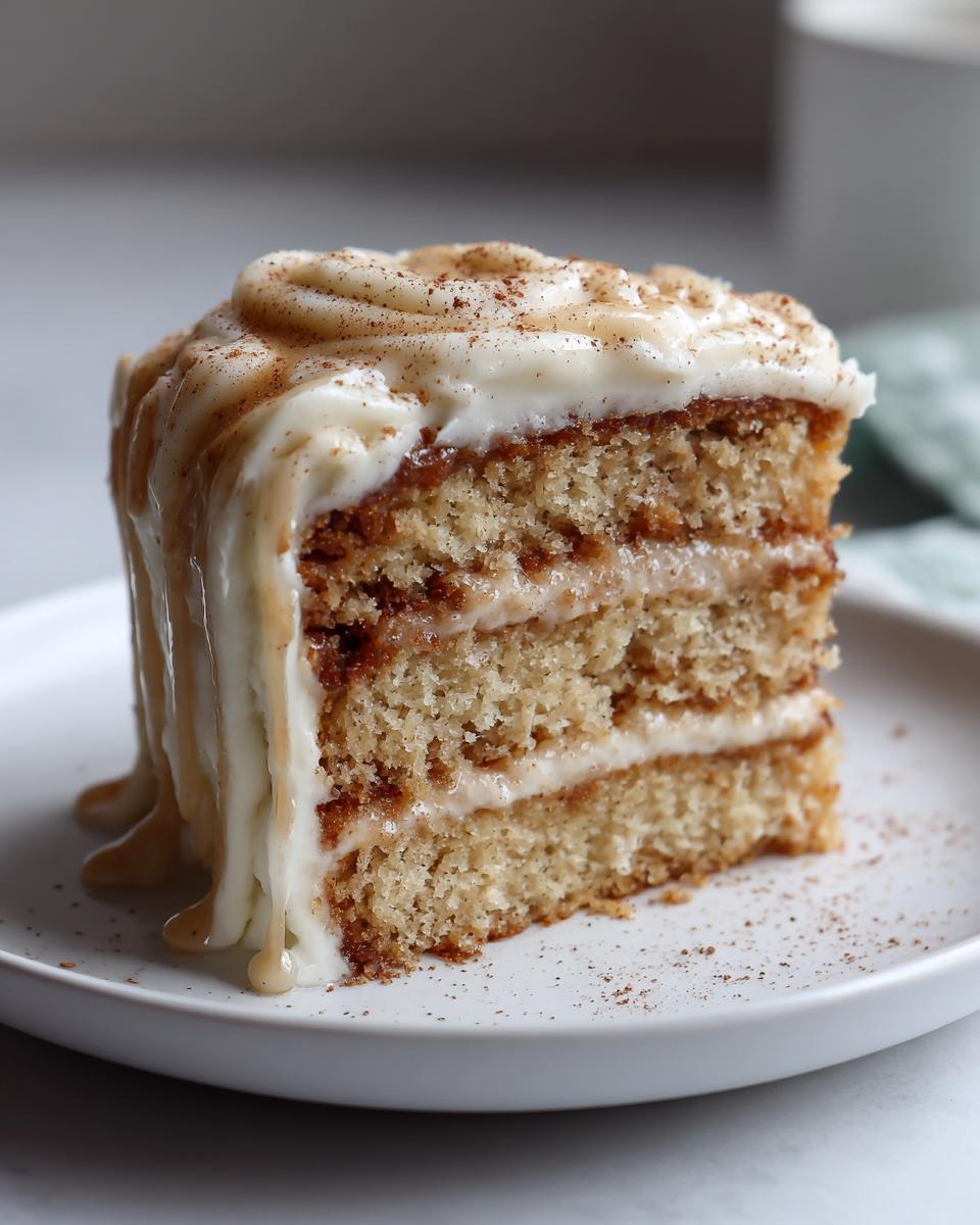 Cinnamon Roll Poke Cake - detail 1