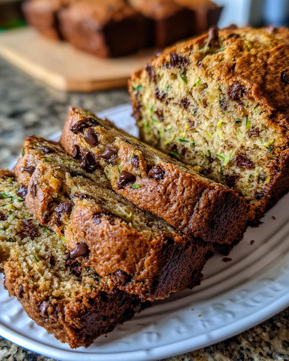 Guilt-Free Chocolate Chip Zucchini Bread Delight! - detail 1