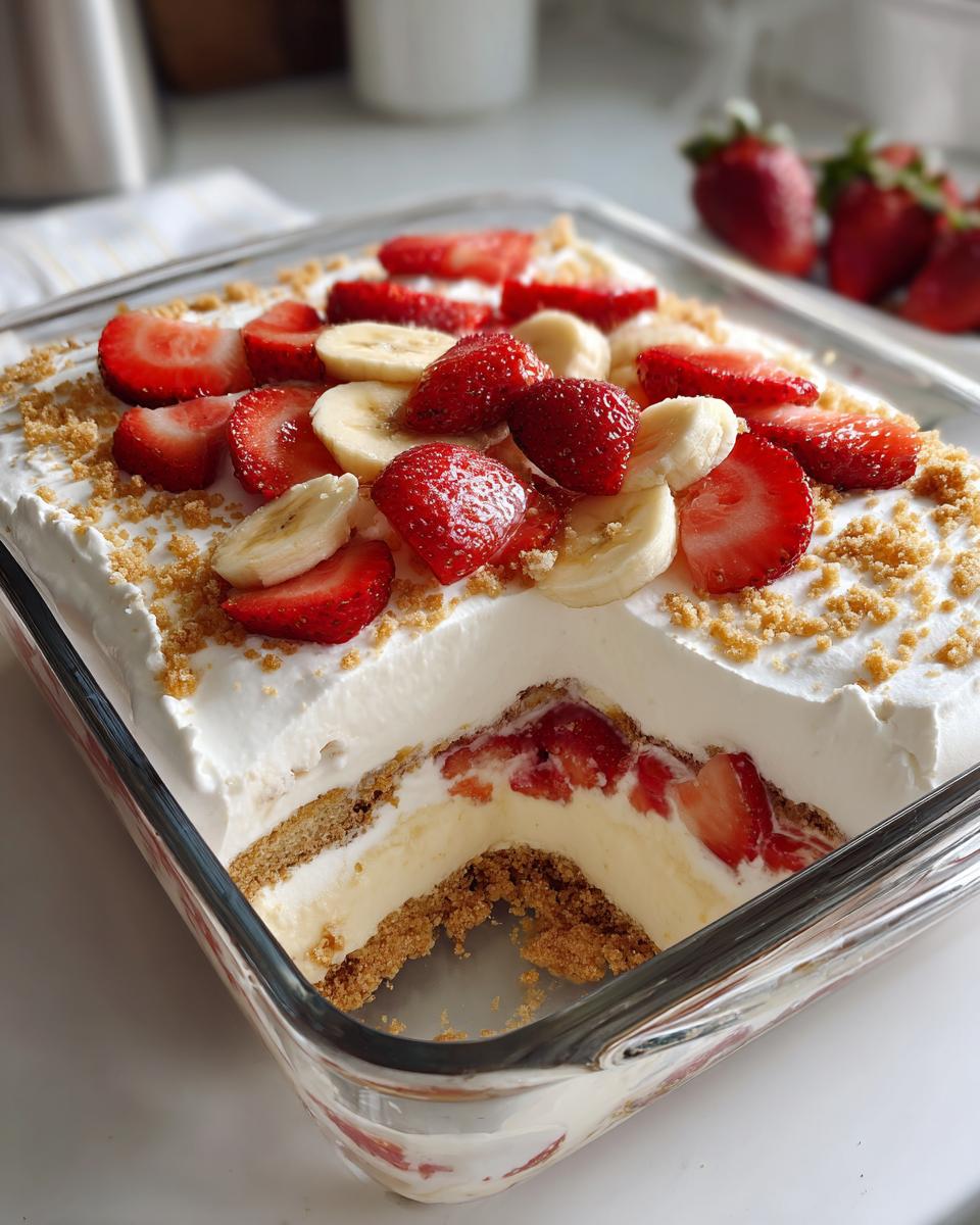 Strawberry Cheesecake Banana Pudding - detail 1