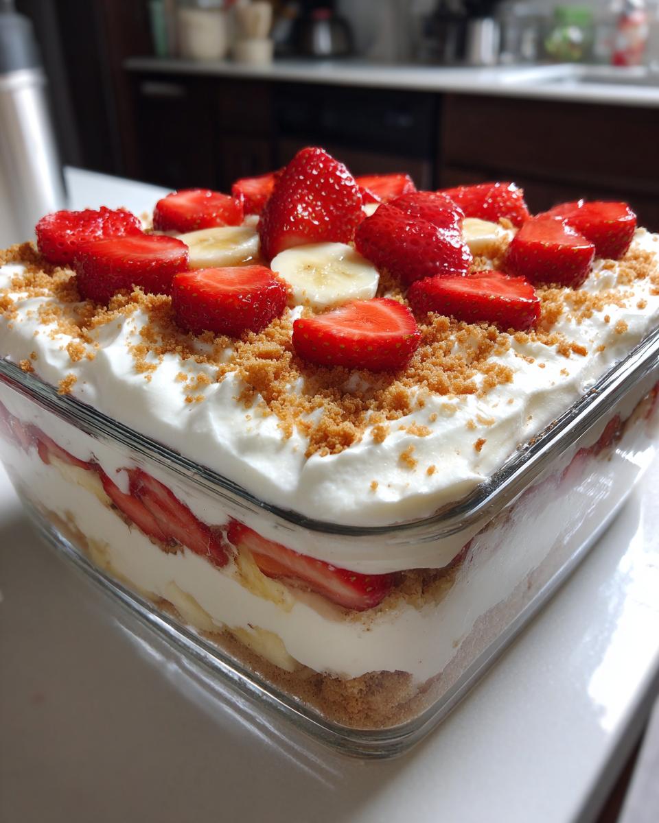 Strawberry Cheesecake Banana Pudding - detail 2