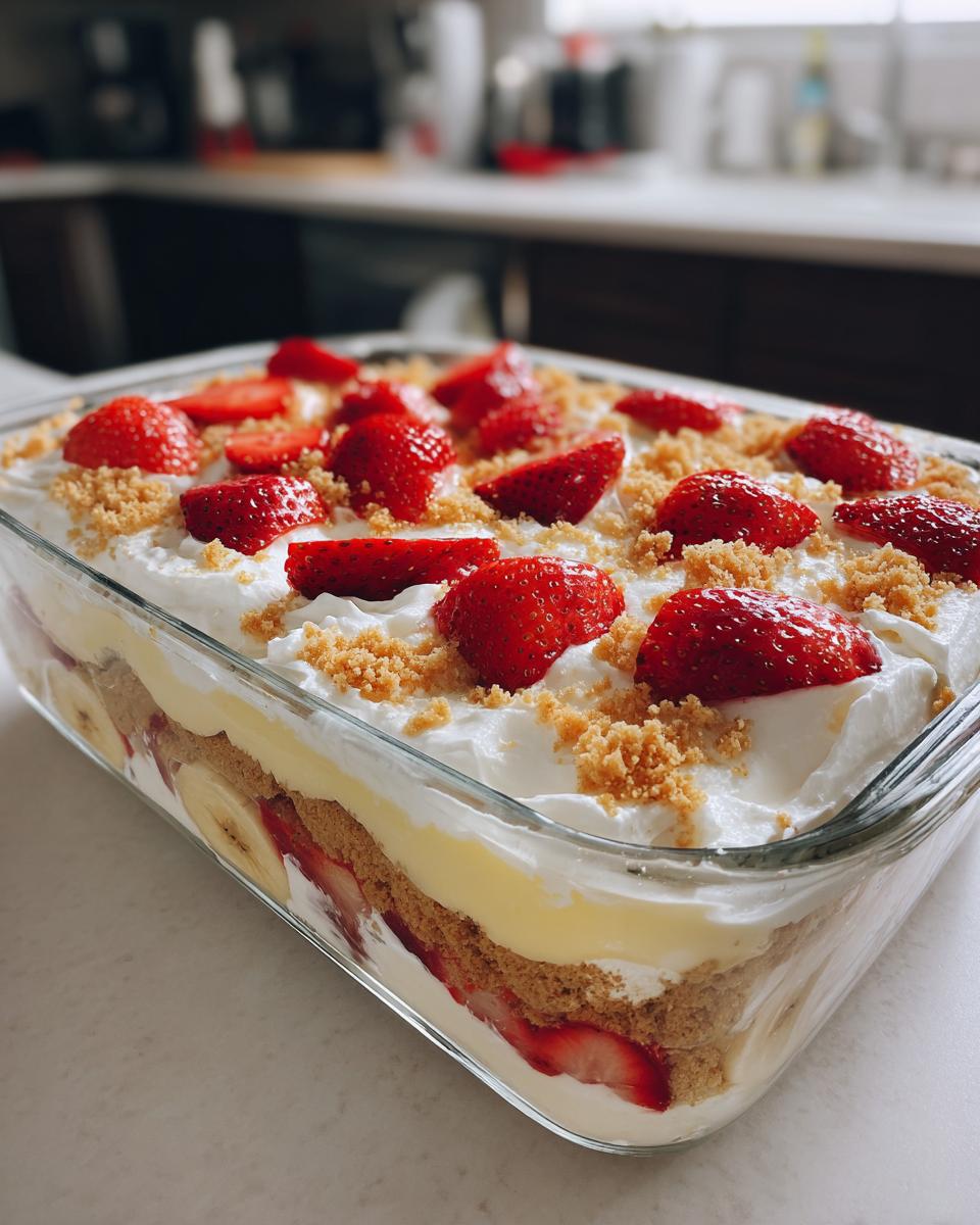 Strawberry Cheesecake Banana Pudding - detail 3